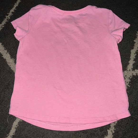 Disney x Jumping Beans Pink The Little Mermaid Short Sleeve Shirt Sz 3T - Picture 4 of 4